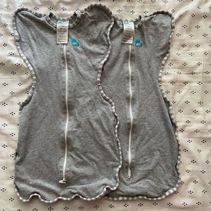 Two Love to Dream zipper swaddles
